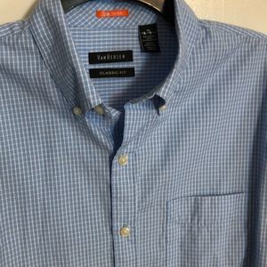 Van Heusen Classic Fit Dress Shirt in Light Blue